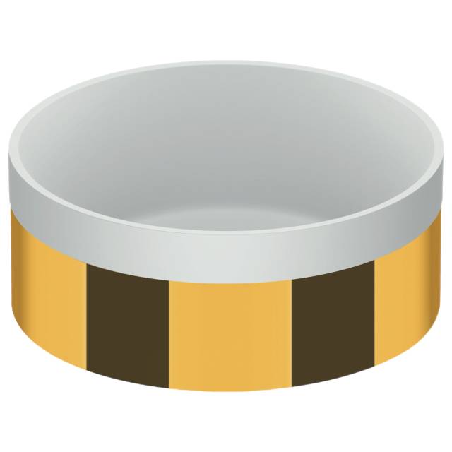 Раковина накладная 37 см Remer RB902DO, золото глянцевое