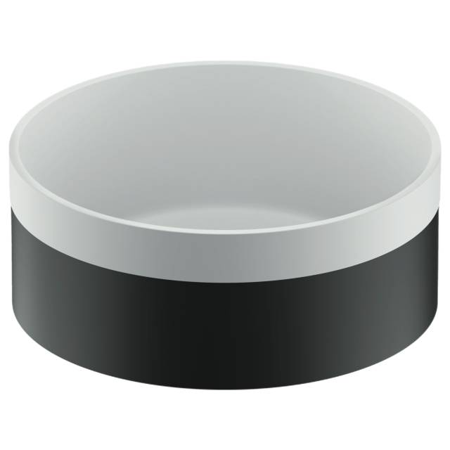 Раковина накладная 37 см Remer RB902NO, черный матовый