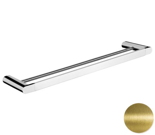 Полотенцедержатель двойной 60 см Remer Lounge LN33VO, состаренная латунь