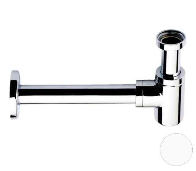 Сифон 1”1/4 Remer 958BBO, белый матовый