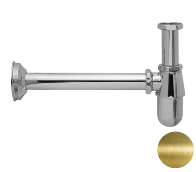 Сифон 1”1/4 Remer 970VO, состаренная латунь