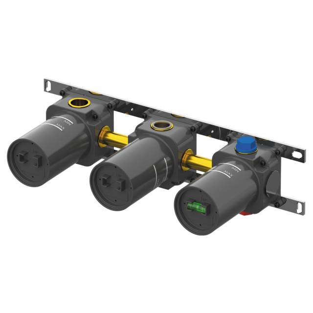 Скрытая часть горизонтальная на 2 выхода Remer WBOX97D2