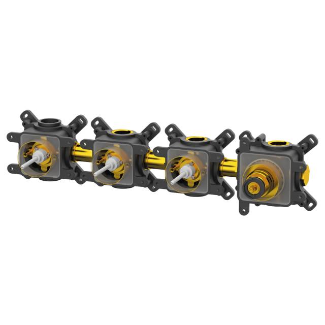 Скрытая часть на 3 выхода Remer Thermoset RRBOX99D3P