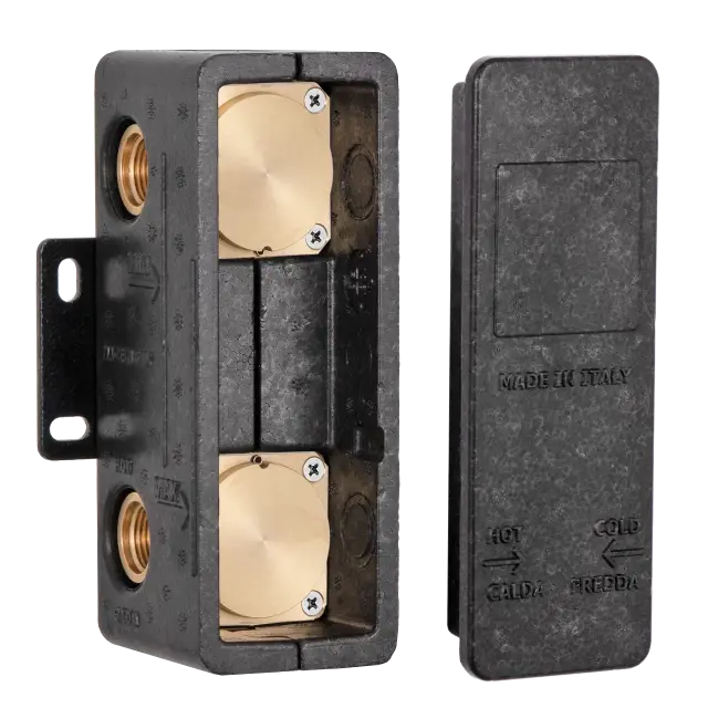 Скрытая часть на 2 выхода Remer RRBOX92