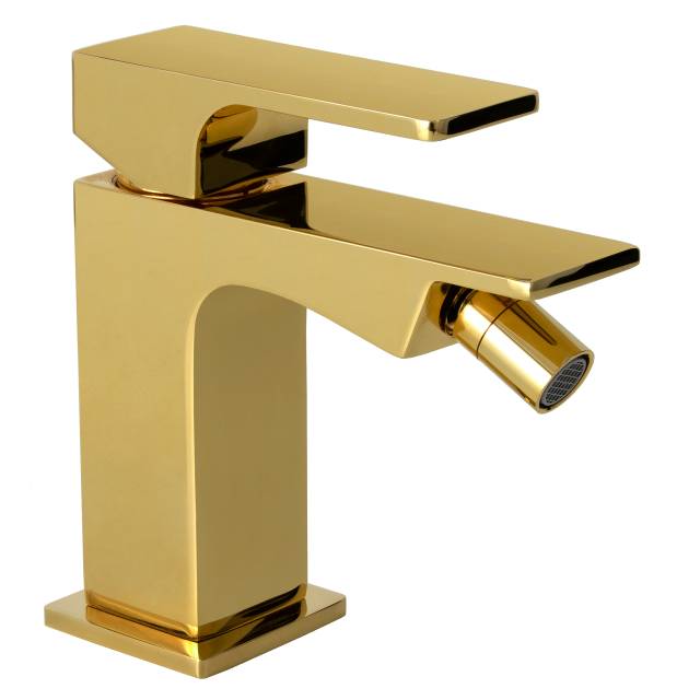 Смеситель для биде Remer Absolute AU22DO, золото глянцевое