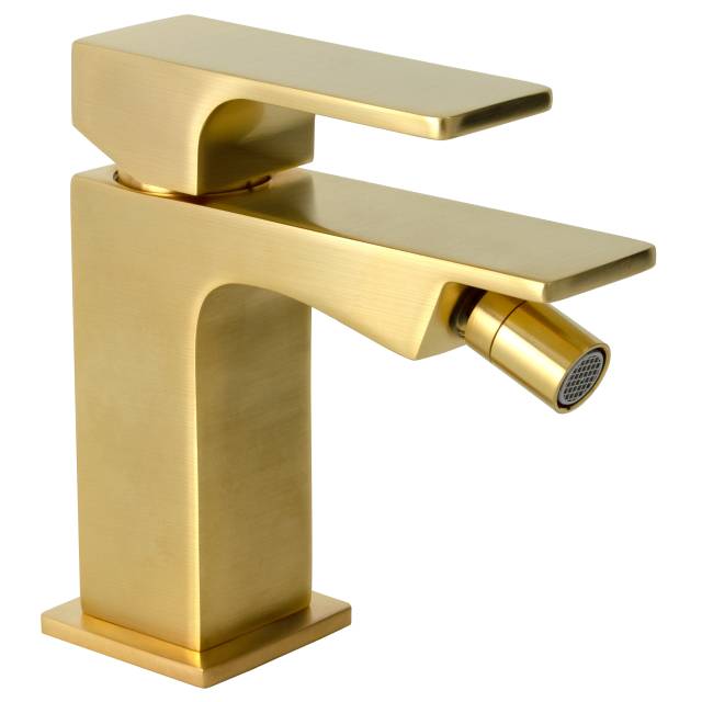 Смеситель для биде Remer Absolute AU20BG, золото брашированное