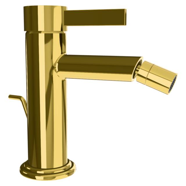 Смеситель для биде Remer Metrica MC20DO, золото глянцевое