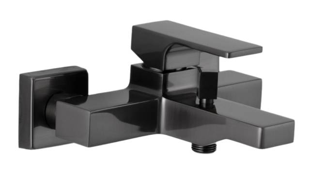 Смеситель для ванны Remer Absolute AU02CFP, черный брашированный хром