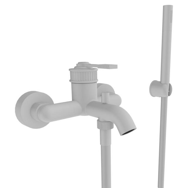 Смеситель для ванны Remer Atelier AL02BO, белый матовый