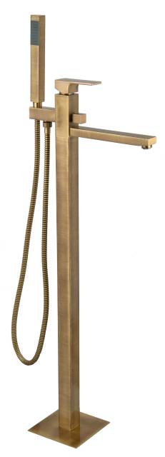 Смеситель для ванны Remer Absolute AU08VO, состаренная латунь