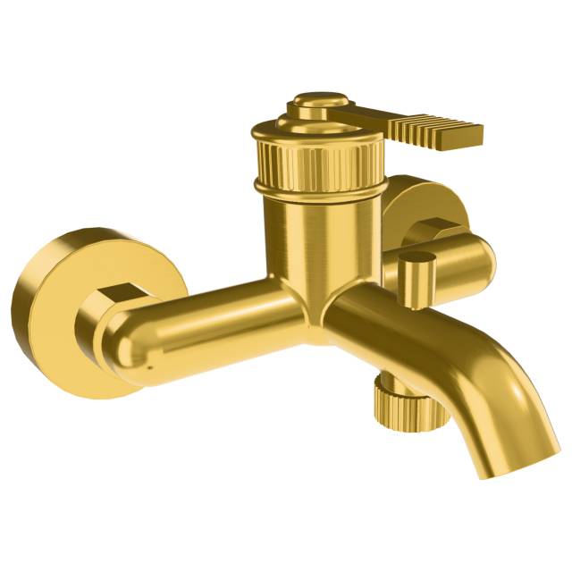 Смеситель для ванны Remer Atelier AL05BG, золото брашированное
