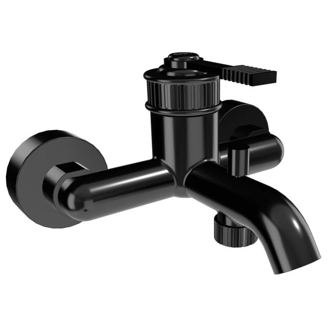 Смеситель для ванны Remer Atelier AL05CFP, черный брашированный хром