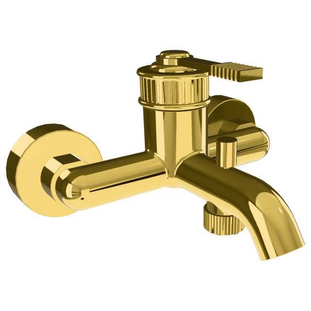 Смеситель для ванны Remer Atelier AL05DO, золото глянцевое