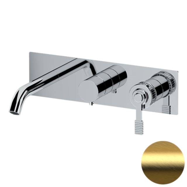 Смеситель для ванны Remer Atelier AL54D3WBBG, золото брашированное