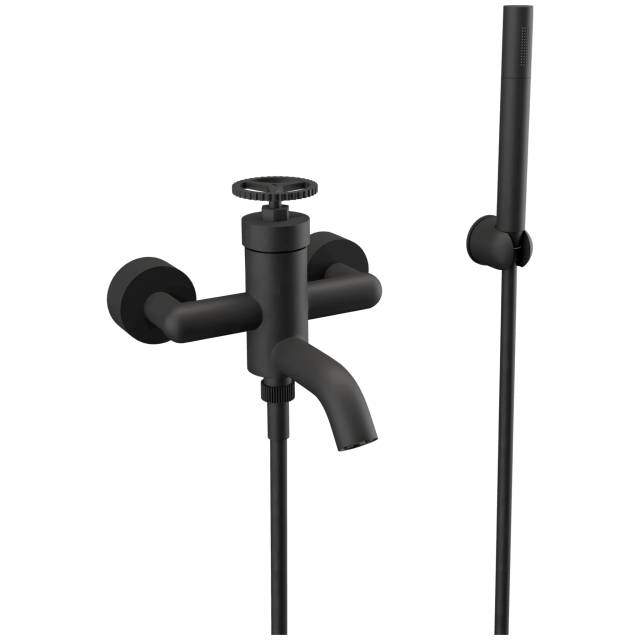 Смеситель для ванны Remer Chrono CH02NO, черный матовый