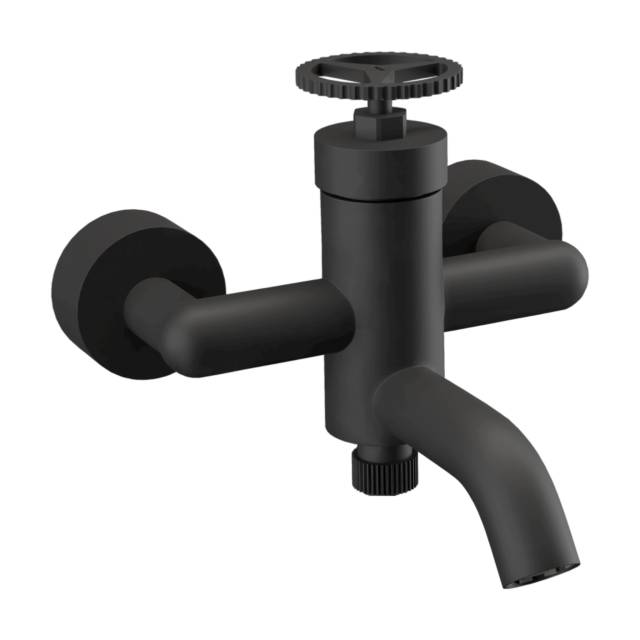 Смеситель для ванны Remer Chrono CH05NO, черный матовый