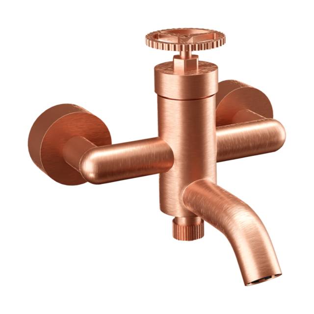 Смеситель для ванны Remer Chrono CH05RP, медь брашированная