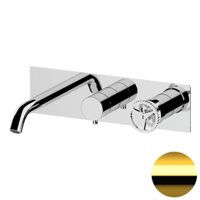 Смеситель для ванны Remer Chrono CH54D3DO, золото глянцевое