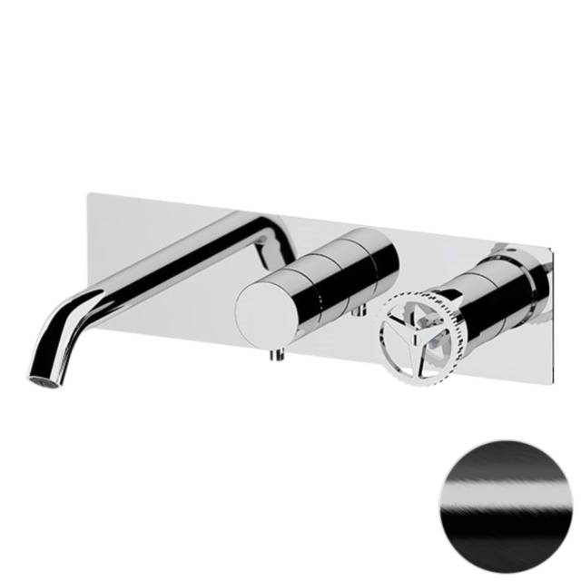 Смеситель для ванны Remer Chrono CH54D3CFP, черный брашированный хром