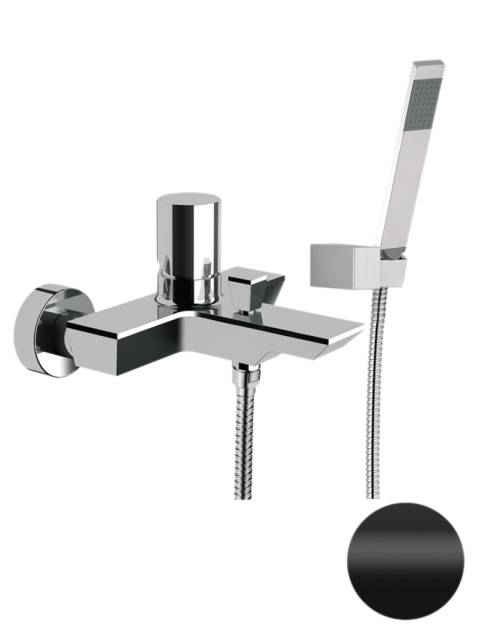 Смеситель для ванны Remer Edge EG502NO, черный матовый