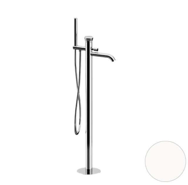 Смеситель для ванны Remer Element ET08BO, белый матовый