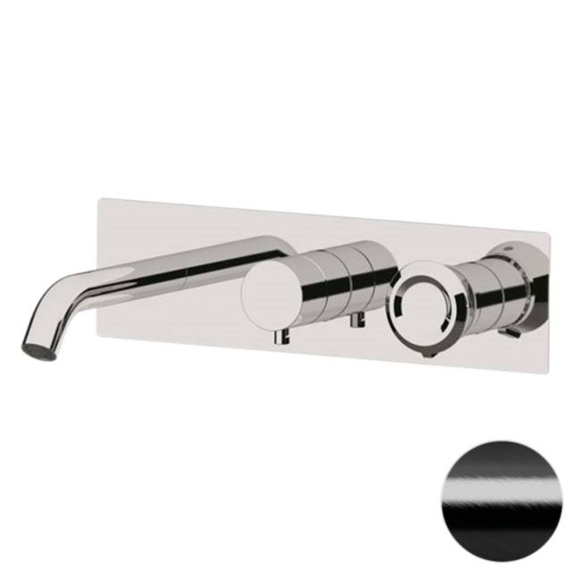 Смеситель для ванны Remer Element ET54D2CFP, черный брашированный хром