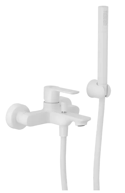 Смеситель для ванны Remer Energy EY02BO, белый матовый