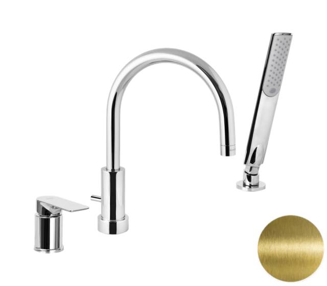 Смеситель для ванны Remer Infinity I07VO, состаренная латунь