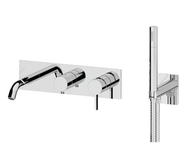 Смеситель для ванны Remer Metrica MC53D2