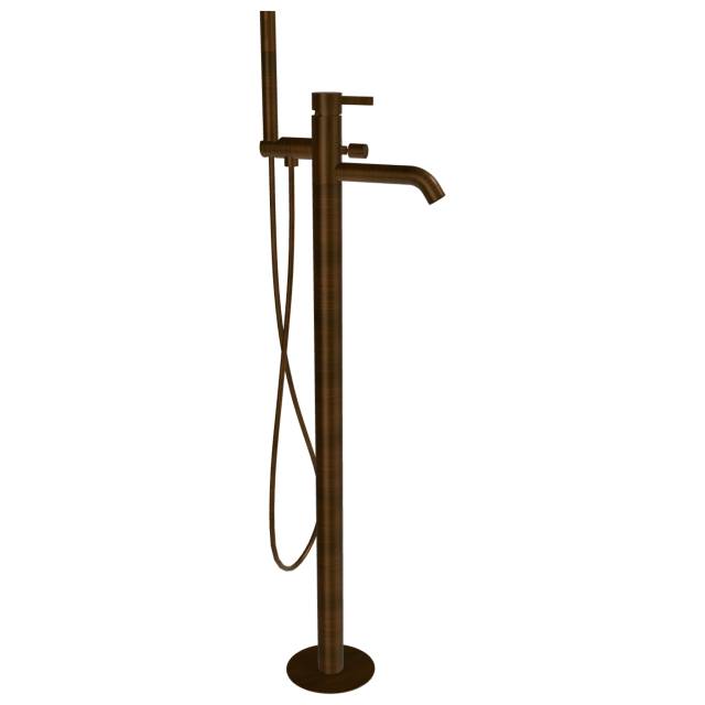 Смеситель для ванны Remer Metrica MC08BR, бронза масляная