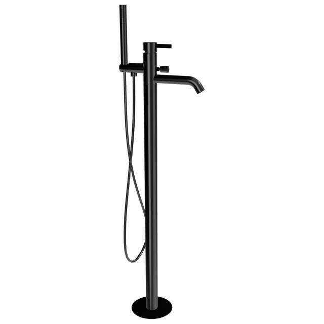 Смеситель для ванны Remer Metrica MC08CFP, черный брашированный хром