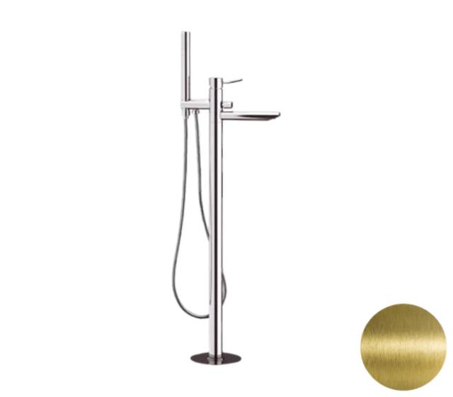 Смеситель для ванны Remer Minimal N08VO, состаренная латунь