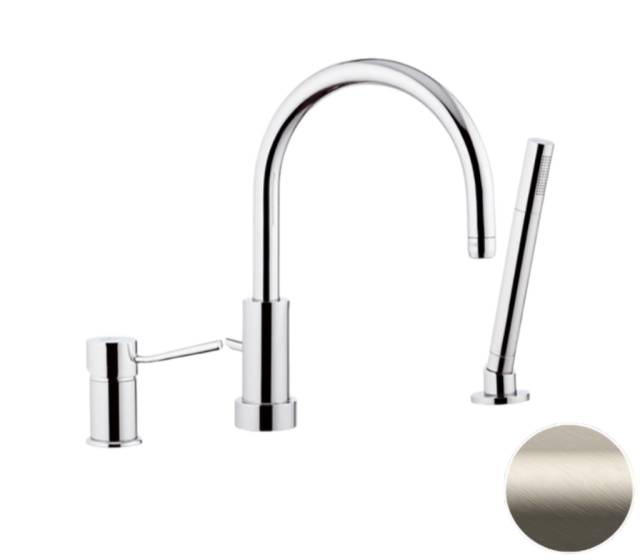 Смеситель для ванны Remer Minimal N072XV, сталь