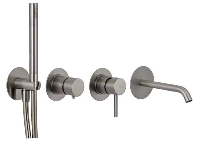 Смеситель для ванны Remer X Style X96S03ROXXXV, сталь