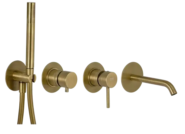 Смеситель для ванны Remer X Style X96S03ROXXVO, состаренная латунь