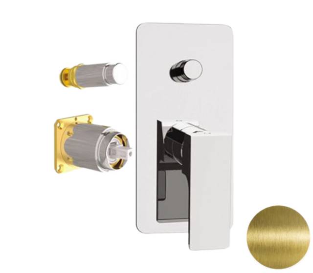 Смеситель для душа Remer Absolute AU09KBVO, состаренная латунь