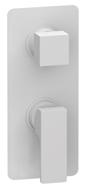 Смеситель для душа Remer Absolute AU92KBBO, белый матовый