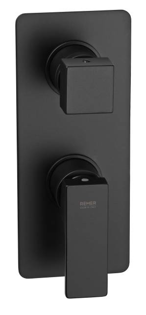 Смеситель для душа Remer Absolute AU93KBNO, чёрный матовый