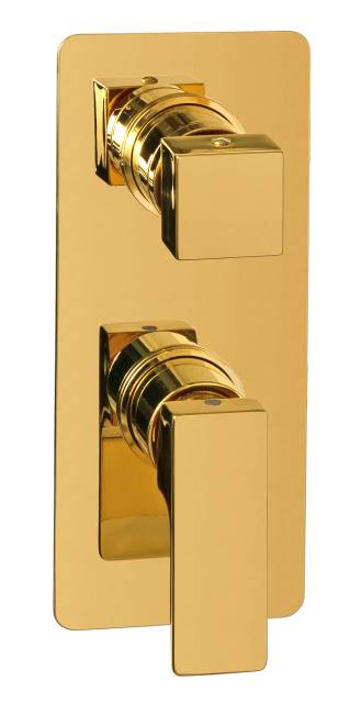 Смеситель для душа Remer Absolute AU93KBDO, золото глянцевое