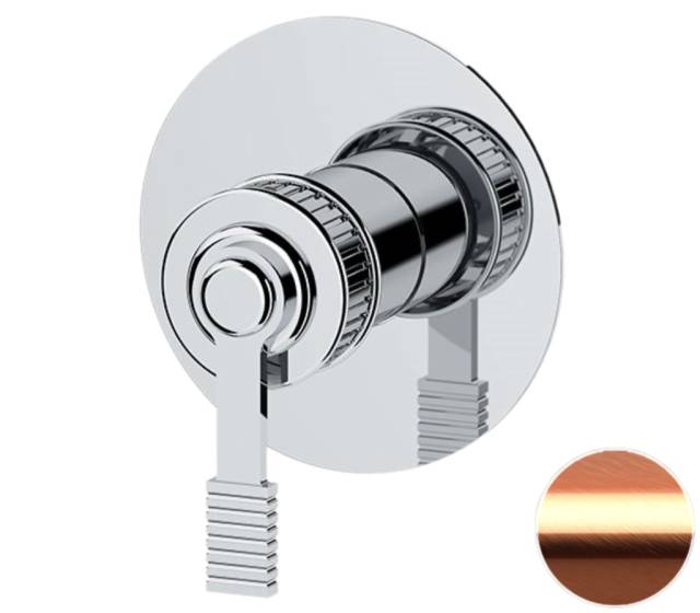 Смеситель для душа Remer Atelier AL30LRP, медь брашированная