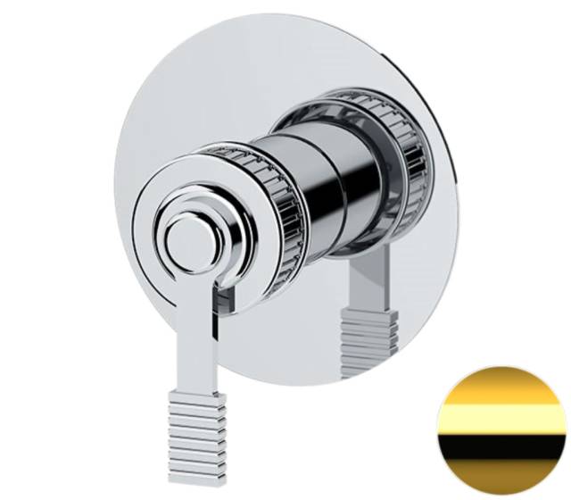 Смеситель для душа Remer Atelier AL30LDO, золото глянцевое