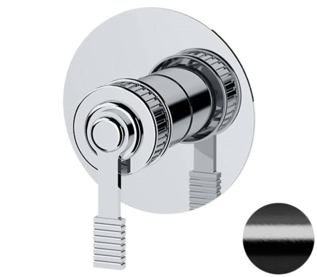 Смеситель для душа Remer Atelier AL30LCFP, черный брашированный хром