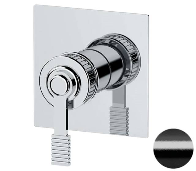 Смеситель для душа Remer Atelier AL30QCFP, черный брашированный хром