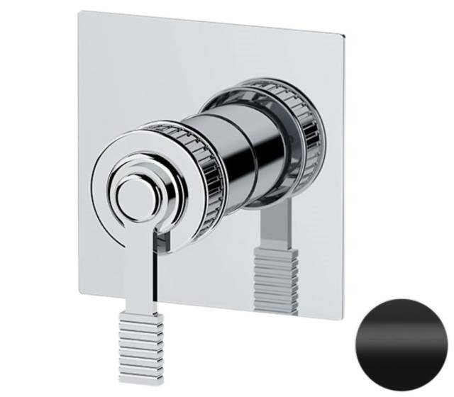 Смеситель для душа Remer Atelier AL30QNO, черный матовый