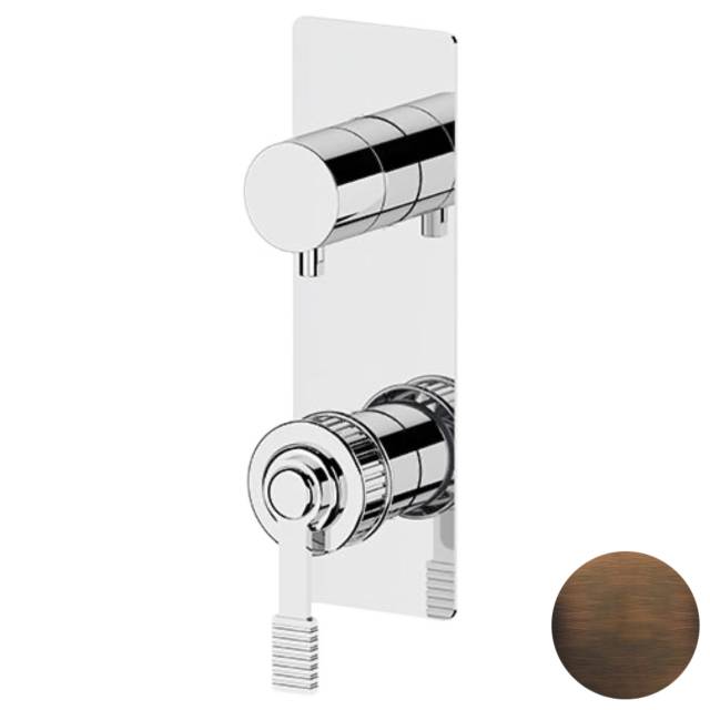 Смеситель для душа Remer Atelier AL92WBBR, бронза масляная