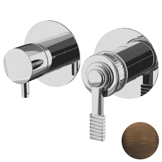 Смеситель для душа Remer Atelier AL92ZPWBBR, бронза масляная