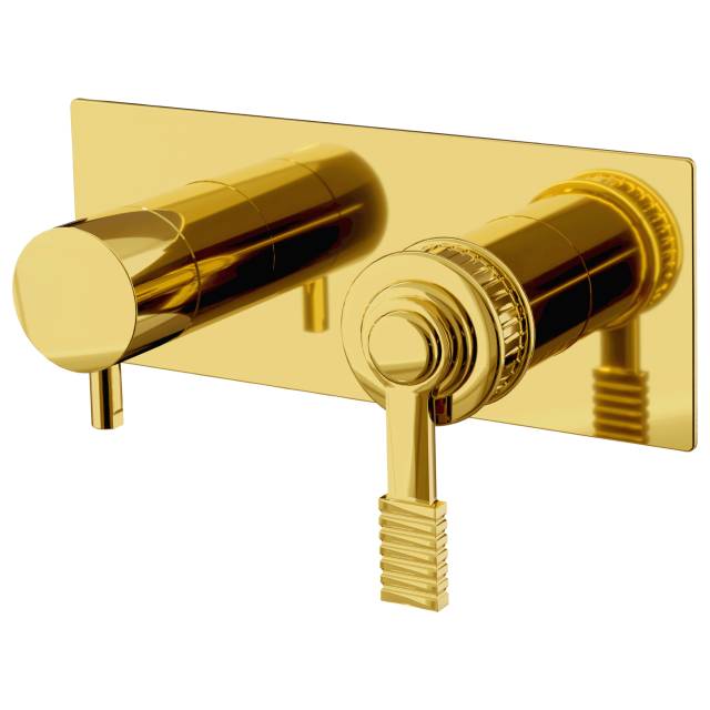 Смеситель для душа Remer Atelier AL92ZWBDO, золото глянцевое