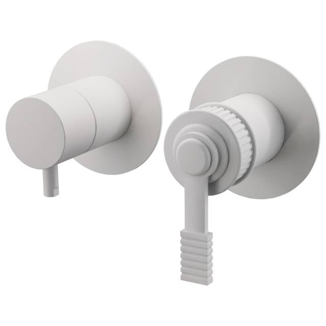 Смеситель для душа Remer Atelier AL92ZPWBBO, белый матовый