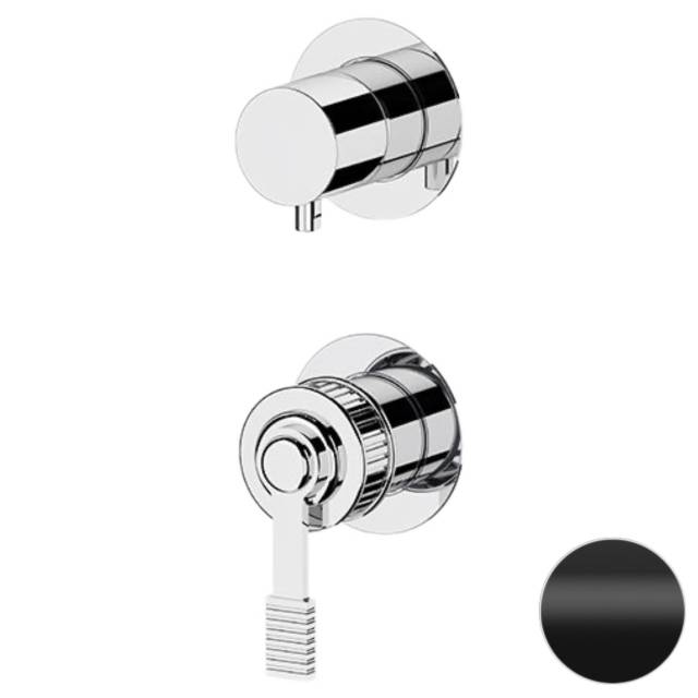 Смеситель для душа Remer Atelier AL93PWBNO, черный матовый