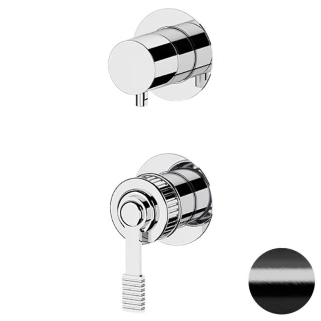 Смеситель для душа Remer Atelier AL93PWBCFP, черный брашированный хром